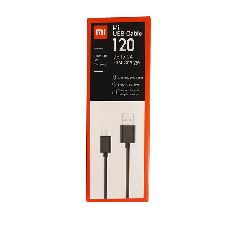 کابل تبدیل USB به microUSB مدل mi12 طول 1.2 متر