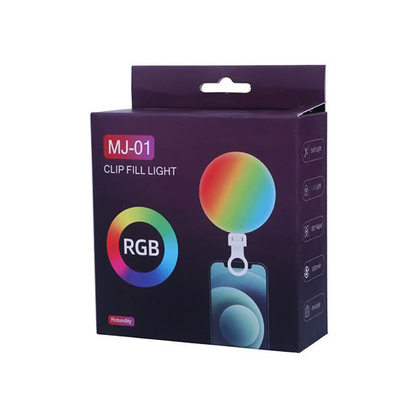 رینگ لایت سلفی MJ-01 RGB